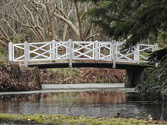 20180405 3570CPw [D~AUR] Brücke, Schlosspark Lütetsburg, Lütetsburg