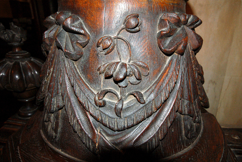 Detail of Font Cover from Christ Church, Newgate Street, City of London (destroyed WWII), now at St Sepulchre-without-Newgate, Holborn, London