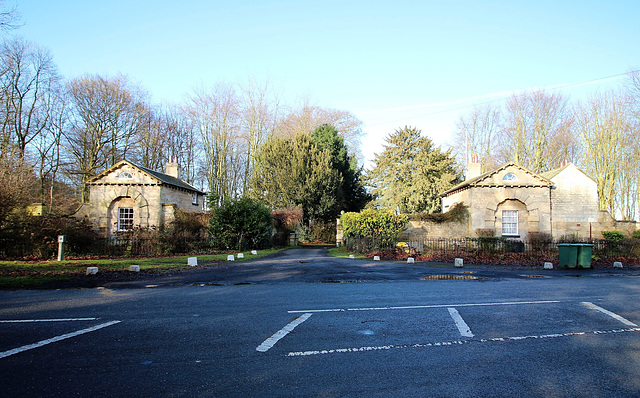Lodges to the demolished Parlington Park, West Yorkshire