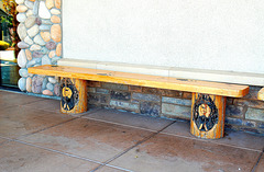 Black Bear Diner's bench