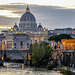 La Basilica i San Pietro da Ponte Umberto I, Roma