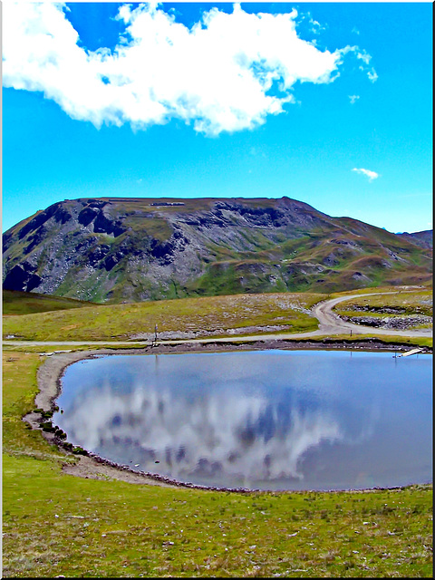 Il lago dell' Assietta 2600 mt.