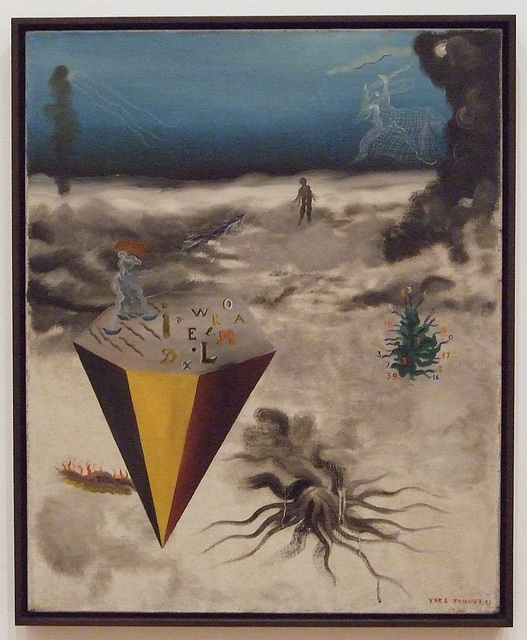 He Did What He Wanted by Yves Tanguy in the Museum of Modern Art, March 2010