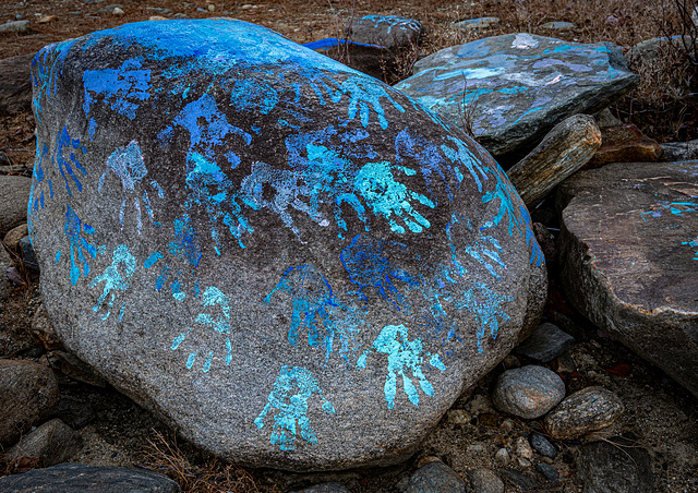 Painted Hands - Quabbin Reservoir, Ware MA