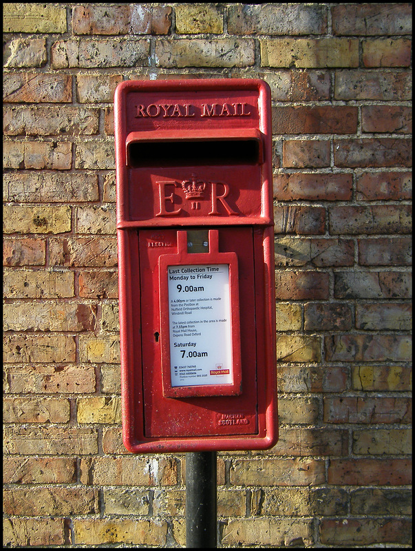 All Saints post box