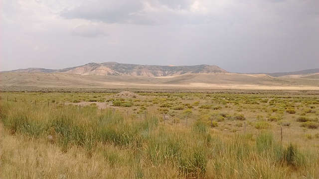 Desert landscape in South Wyoming