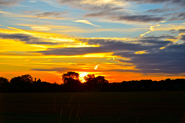 Gnosall sunset