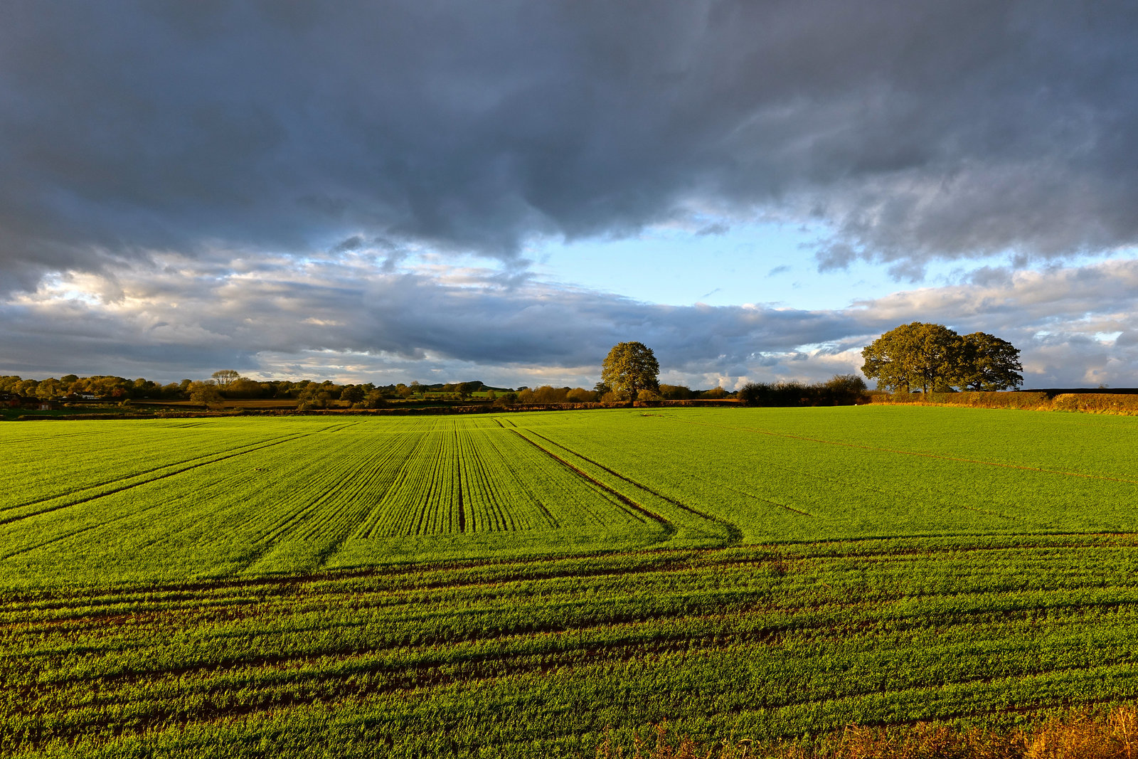 Angry skies near Gnosall