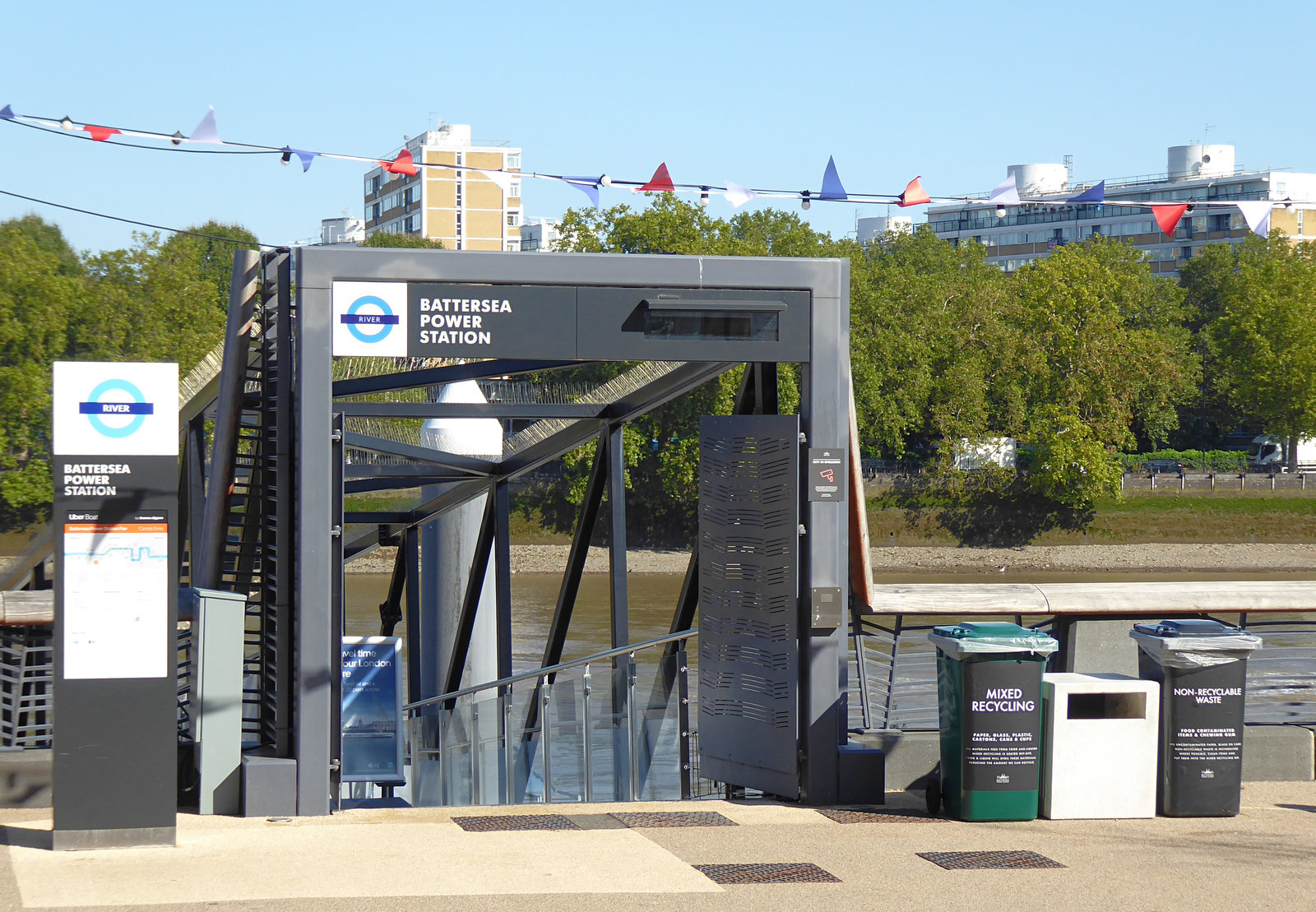 Battersea Power Station Pier - 24 September 2021