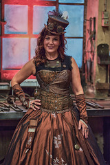Bettina von der Steampunk Gruppe Losheim