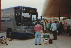 Cambridge Coach Services N311 BAV at Heathrow - 2 Jul 1996