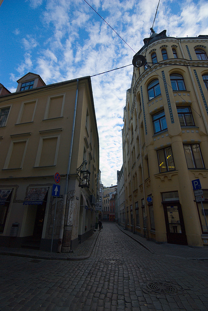 Maza-Smilšu-Straße in Riga Maza-Smilšu-Straße in Riga