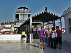 Elevador de Santa Justa in Lissabon