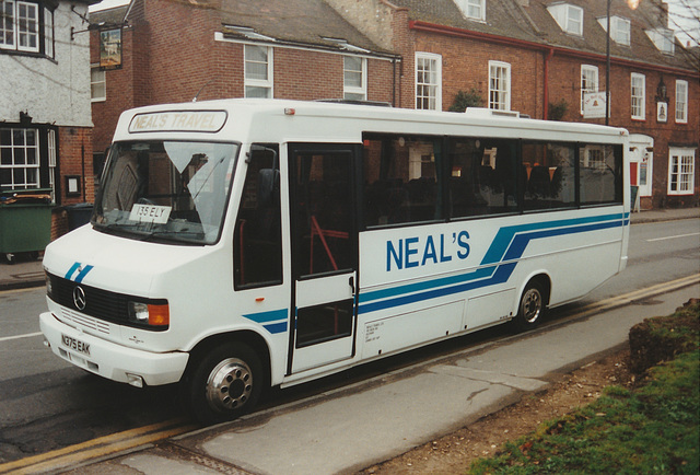 Neal's Travel N375 EAK  in Mildenhall - 11 Apr 1996 (306-23)
