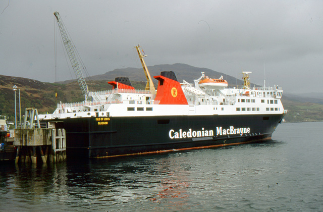 CalMac Ferry M.V Isle of Lewis at Ullapool May 1996