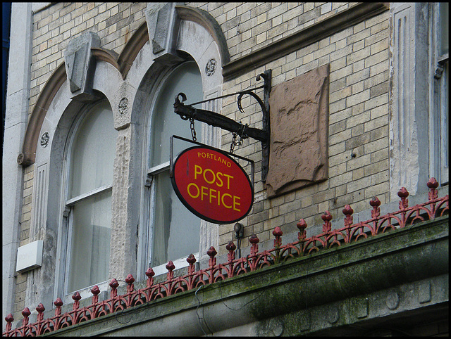 Portland Post Office sign