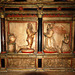 Detail of memorial in the Chancel of Saint Mary's Old Church, Stoke Newington, Hackney, London