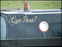 Que Pasa? narrowboat