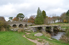 Postbridge, Two Bridges over East Dart River