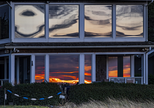 Ocean Avenue Reflection