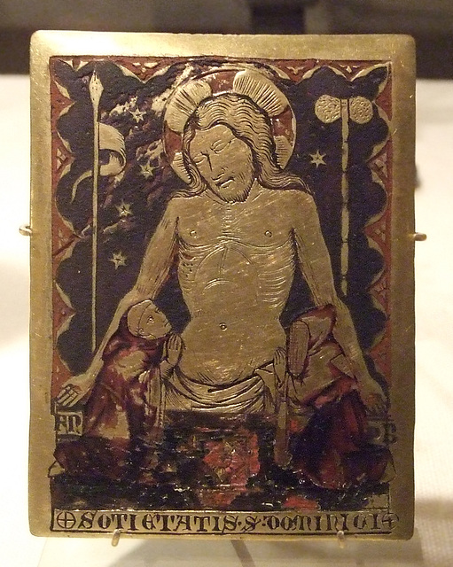 Enamel Man of Sorrows in the Metropolitan Museum of Art, February 2012