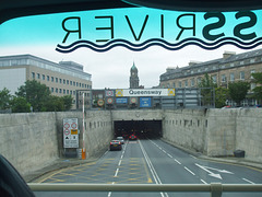 DSCF8044 On board Arriva 4506 (MX13 ADO) entering the Queensway Mersey Tunnel in Birkenhead - 16 Jun 2017