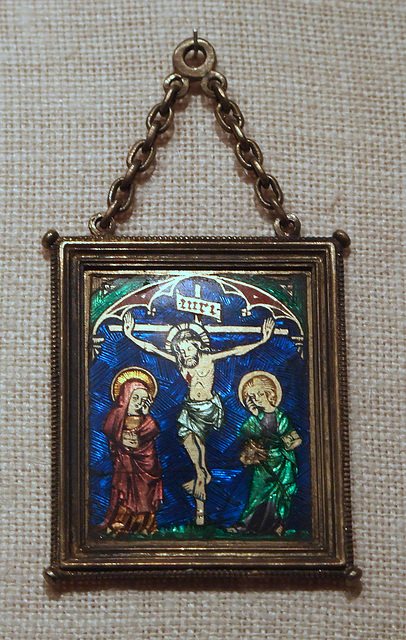 Enamel Pendant with the Crucifixion in the Metropolitan Museum of Art, February 2012