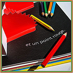 et un point rouge