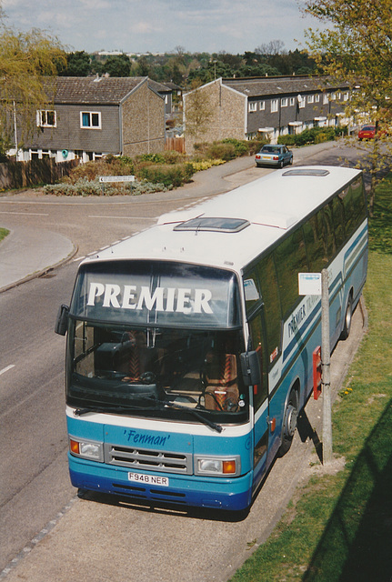 411 Premier Travel Services (Cambus Holdings) F948 NER at Thetford - 24 April 1994 411 Premier Travel Services (Cambus Holdings) F948 NER at Thetford - 24 April 1994