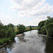 Ruhr von der Brücke der B233 aus (Fröndenberg-Langschede) / 11.06.2022