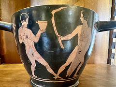 Rome 2025 – Capitoline Museums – Youths with phiale and thyrsus Rome 2025 – Capitoline Museums – Youths with phiale and thyrsus