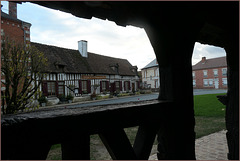 Vue du caquetoir de l'Eglise Saint Martin...