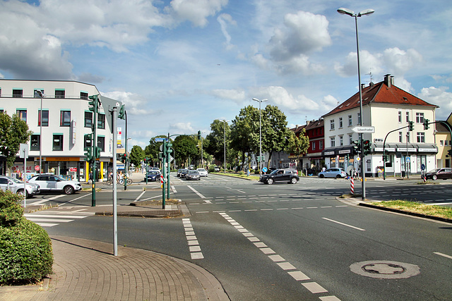 Kreuzung Hatzper Straße/Fulerumer Straße (Essen-Haarzopf) / 6.07.2023