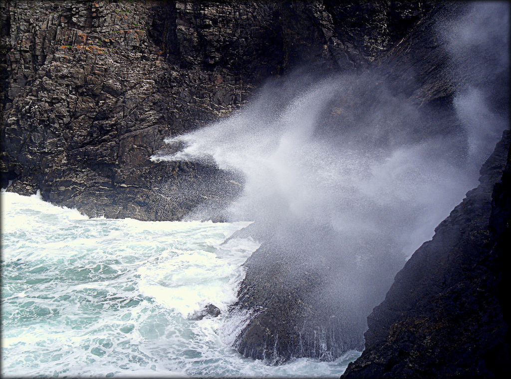 Blow hole at Tubby's Head.