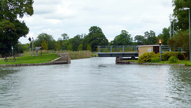 Schiebebrücke am Göta-Kanal