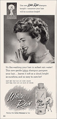 White Rain Shampoo Ad, 1952