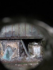 brompton cemetery, london     (50)mid c19 coffins in the catacombs