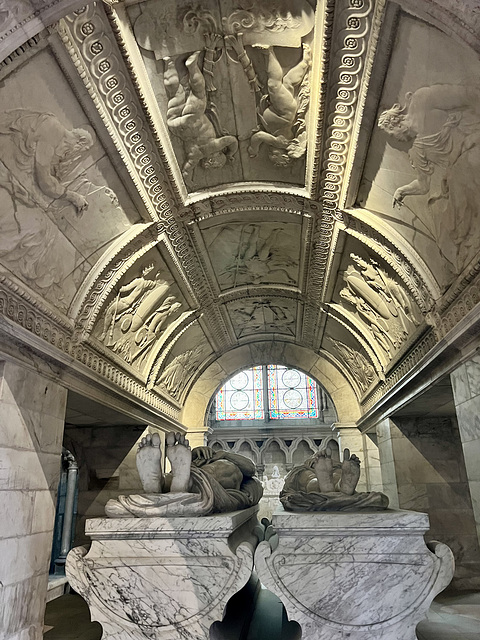 Paris 2024 – Basilique Saint-Denis – Grave of François I and  his wife Claude