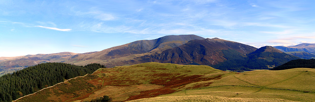 The Northern Fells including Skiddaw and Ullock Pike, Cumbria