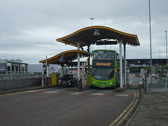 DSCF8026 Arriva Merseyside 4500 (MX13 AFA) leaving the Queensway Mersey Tunnel in Birkenhead - 16 Jun 2017