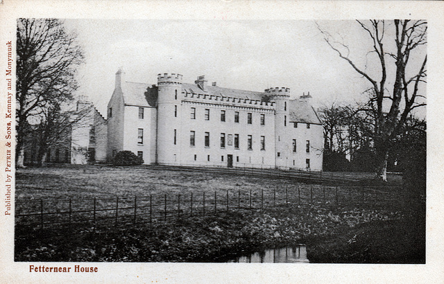 Fetternear House, Aberdeenshire, Scotland (now a ruin)