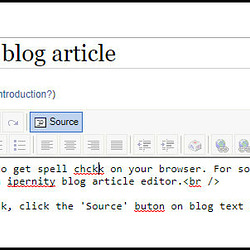 Spell check blog article