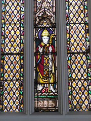 st mary r.c. church, derby, derbs, c19 glass, perhaps by warrington