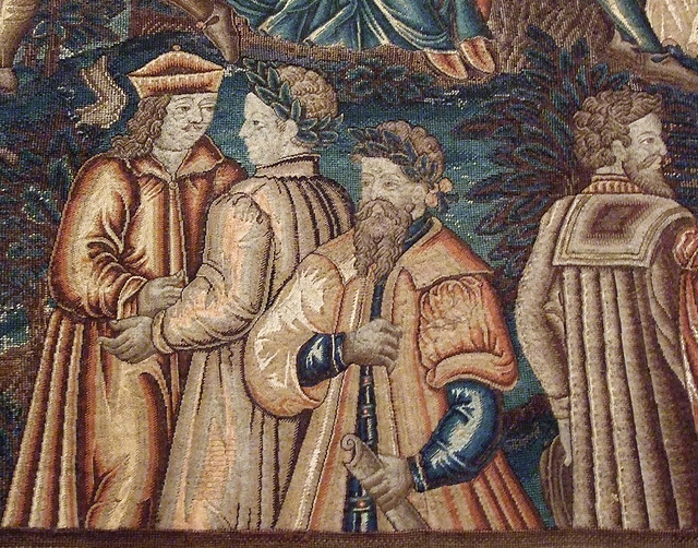 Detail of The Garden of False Learning Tapestry in the Metropolitan Museum of Art, January 2011