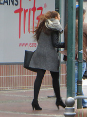 girl on heels