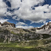 Blick Richtung Drei-Zinnen-Hütte (Notiz)