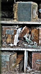 brompton cemetery, london     (54)mid c19 coffins in the catacombs
