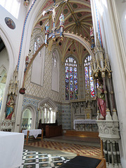 st mary r.c. church, derby, derbs ; c19 by pugin 1837-9