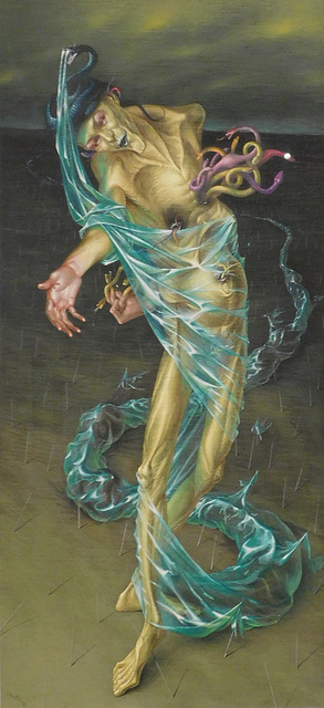 Detail of Envy by Paul Cadmus in the Metropolitan Museum of Art, January 2019
