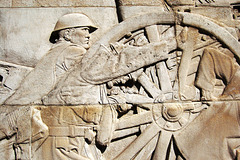 Detail of Royal Artillery War Memorial, Hyde Park, London